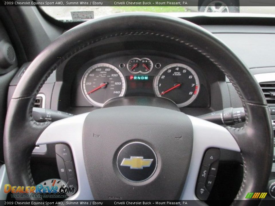 2009 Chevrolet Equinox Sport AWD Summit White / Ebony Photo #25