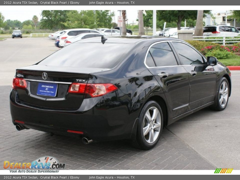 2012 Acura TSX Sedan Crystal Black Pearl / Ebony Photo #8