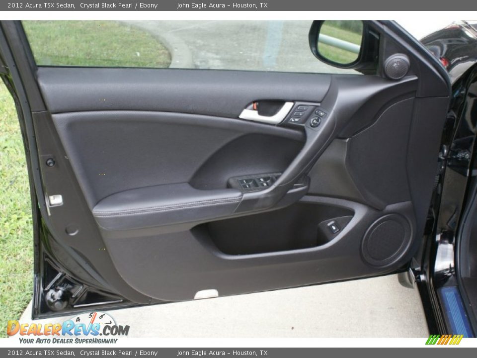 2012 Acura TSX Sedan Crystal Black Pearl / Ebony Photo #10