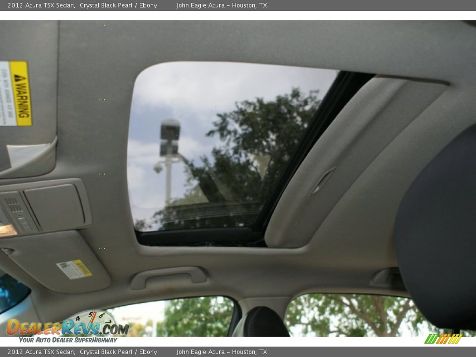 2012 Acura TSX Sedan Crystal Black Pearl / Ebony Photo #12