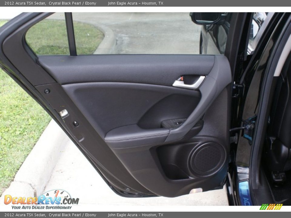 2012 Acura TSX Sedan Crystal Black Pearl / Ebony Photo #13