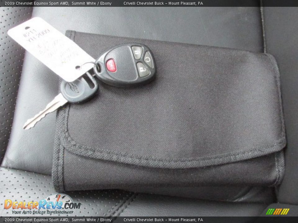 2009 Chevrolet Equinox Sport AWD Summit White / Ebony Photo #31