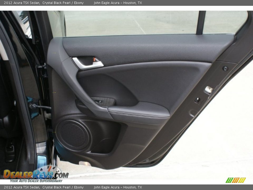 2012 Acura TSX Sedan Crystal Black Pearl / Ebony Photo #15