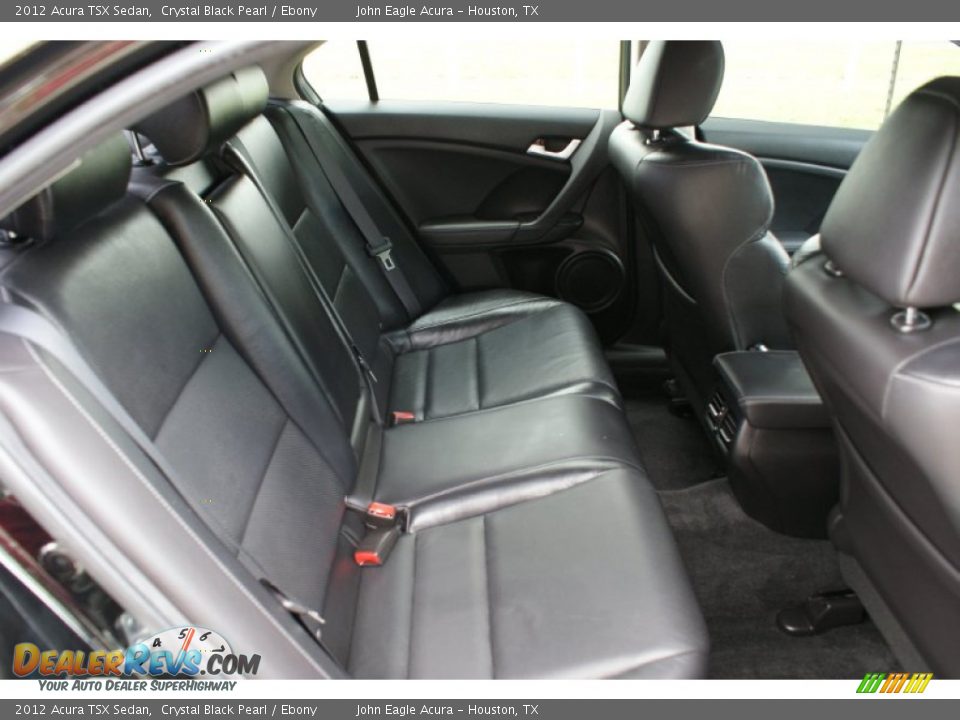 2012 Acura TSX Sedan Crystal Black Pearl / Ebony Photo #16