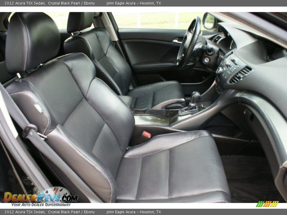 2012 Acura TSX Sedan Crystal Black Pearl / Ebony Photo #19