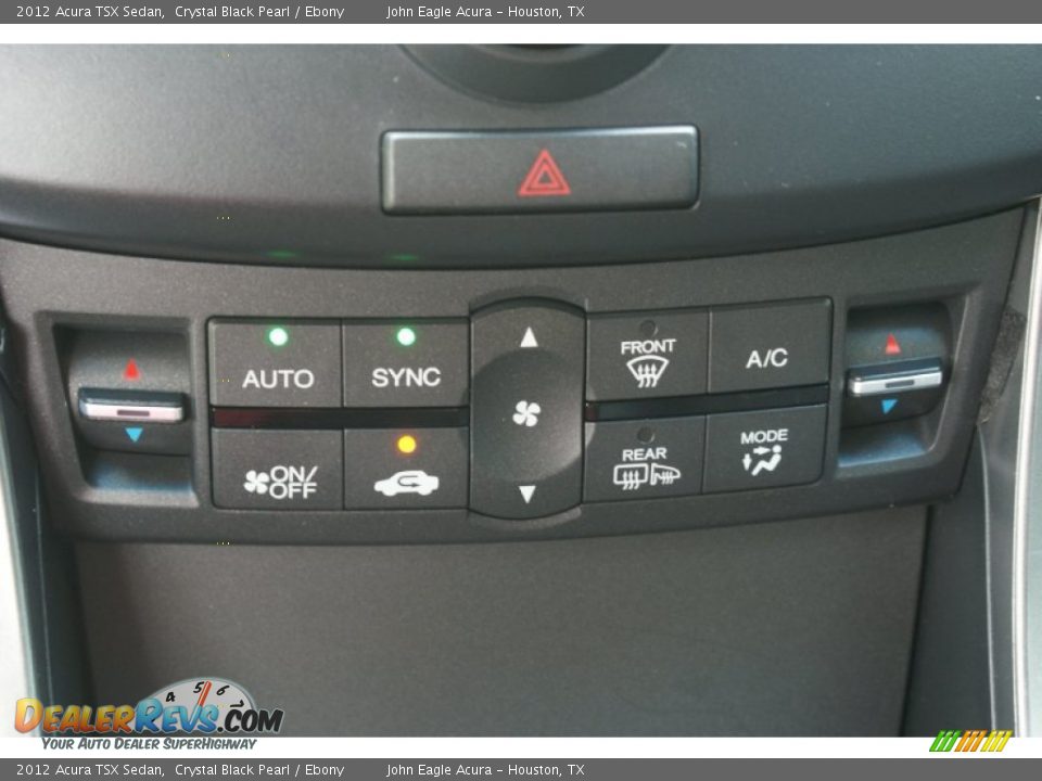 2012 Acura TSX Sedan Crystal Black Pearl / Ebony Photo #27