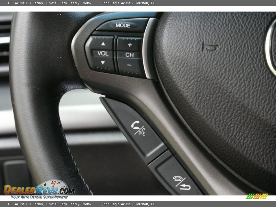 2012 Acura TSX Sedan Crystal Black Pearl / Ebony Photo #31