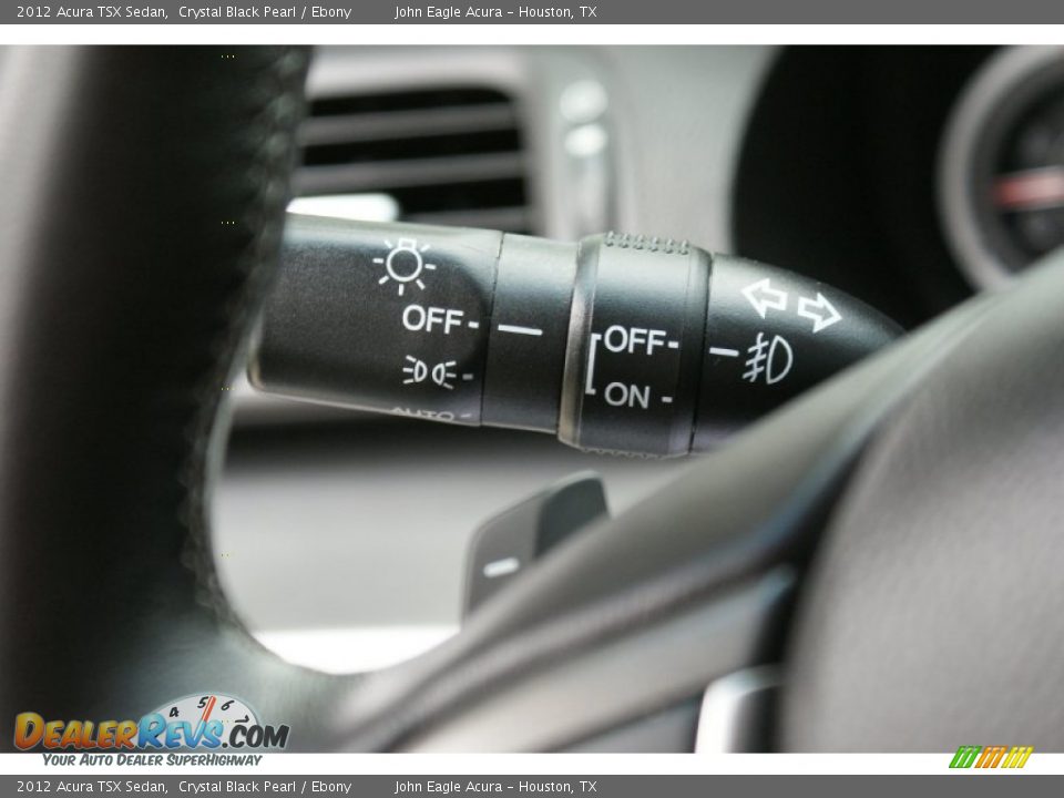 2012 Acura TSX Sedan Crystal Black Pearl / Ebony Photo #32