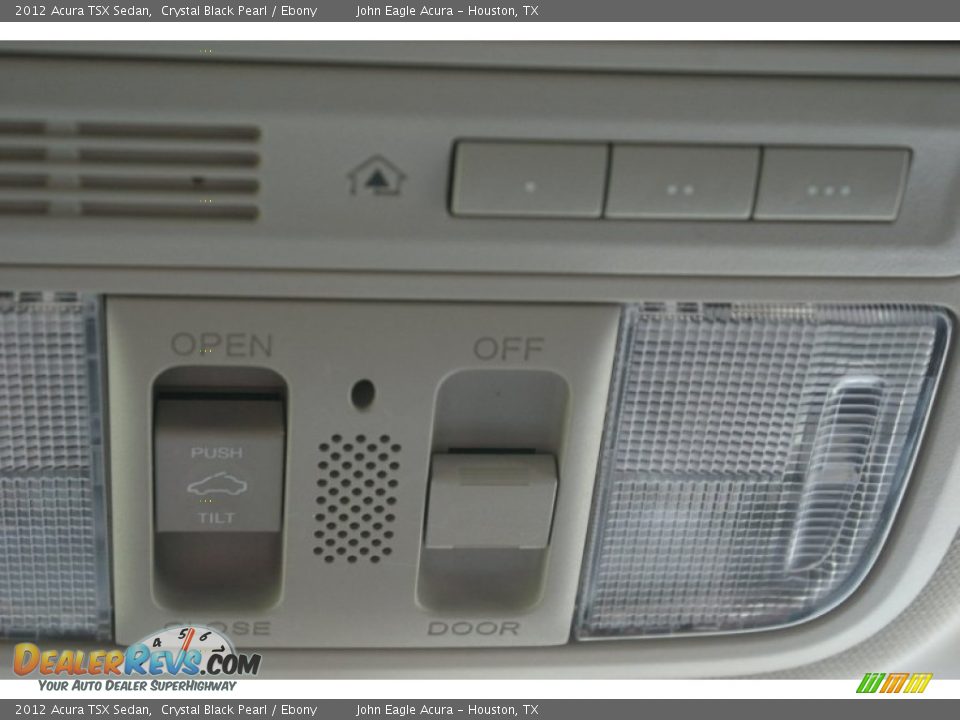 2012 Acura TSX Sedan Crystal Black Pearl / Ebony Photo #34