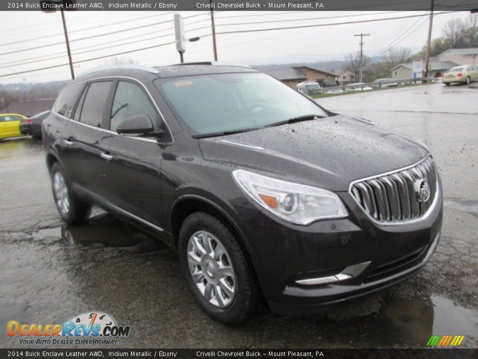 Front 3/4 View of 2014 Buick Enclave Leather AWD Photo #6