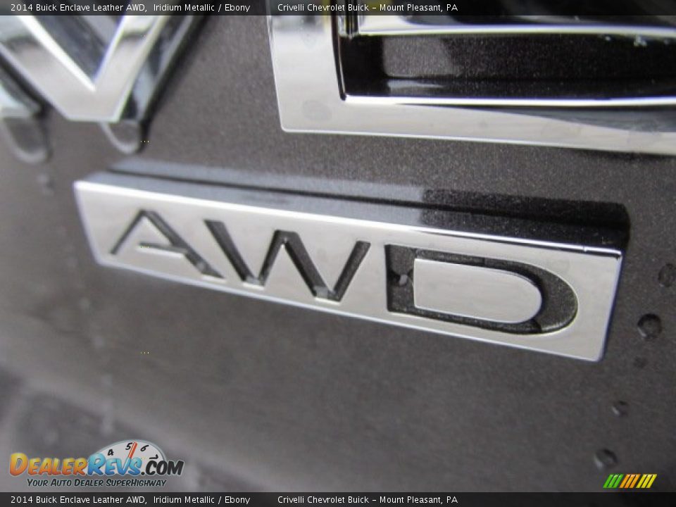 2014 Buick Enclave Leather AWD Iridium Metallic / Ebony Photo #9