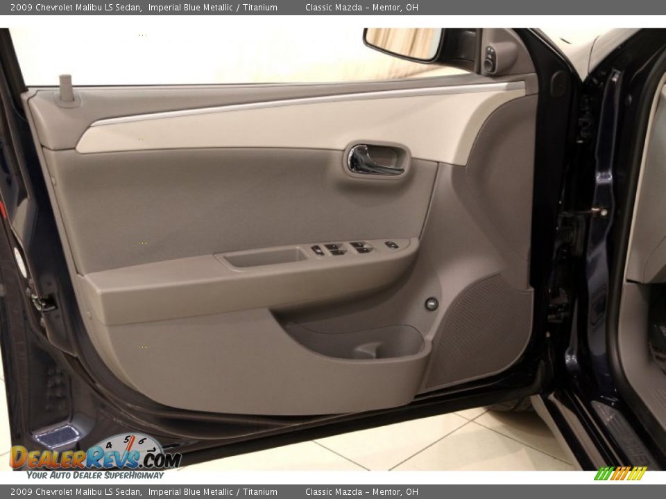 2009 Chevrolet Malibu LS Sedan Imperial Blue Metallic / Titanium Photo #4