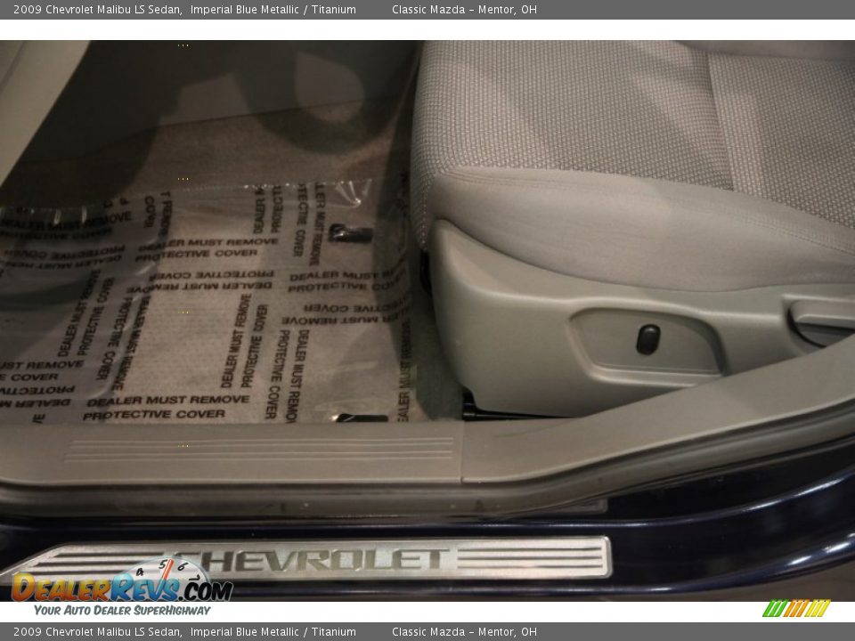 2009 Chevrolet Malibu LS Sedan Imperial Blue Metallic / Titanium Photo #7