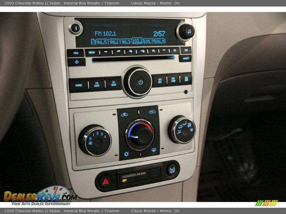2009 Chevrolet Malibu LS Sedan Imperial Blue Metallic / Titanium Photo #14