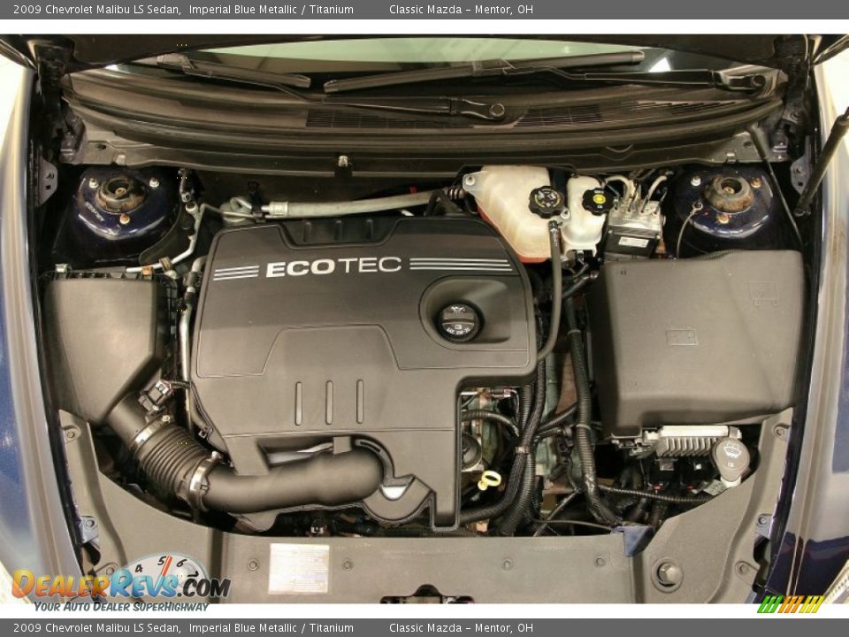 2009 Chevrolet Malibu LS Sedan Imperial Blue Metallic / Titanium Photo #23