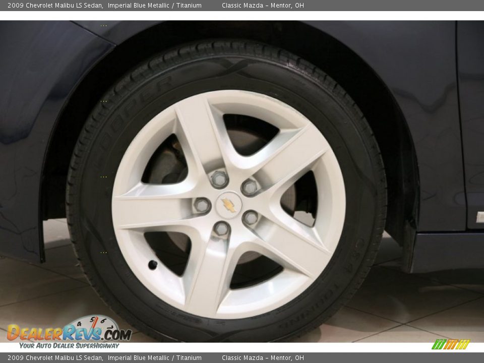 2009 Chevrolet Malibu LS Sedan Imperial Blue Metallic / Titanium Photo #24
