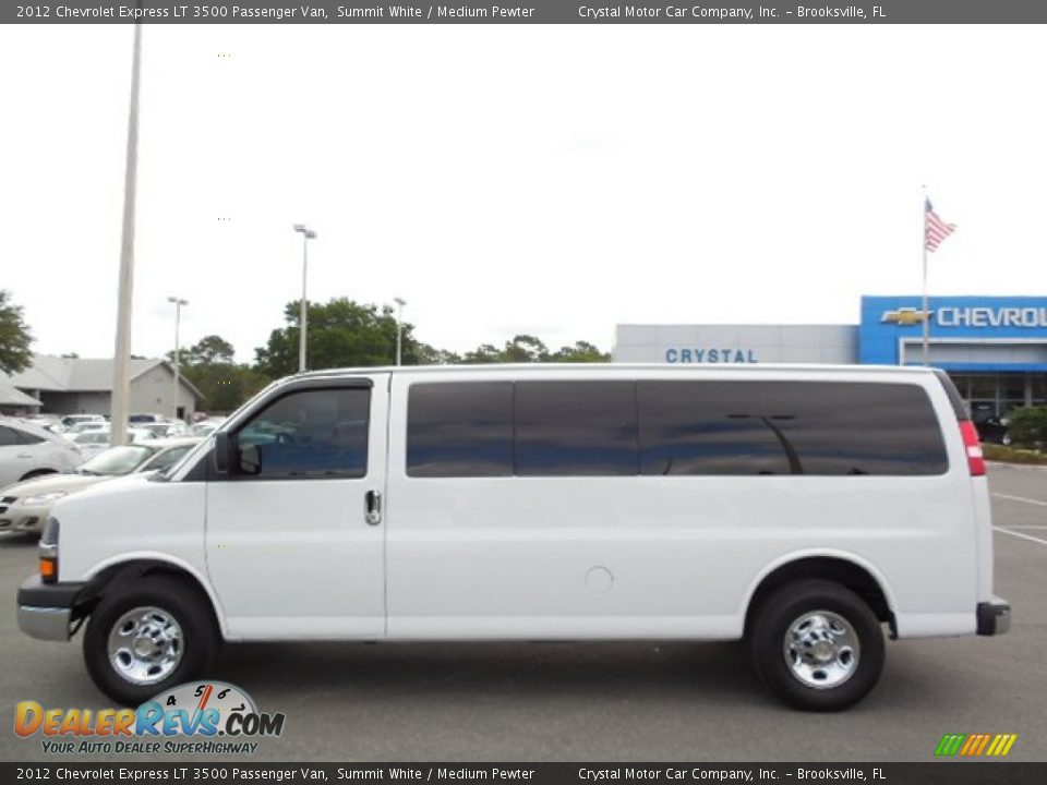 2012 Chevrolet Express LT 3500 Passenger Van Summit White / Medium Pewter Photo #2