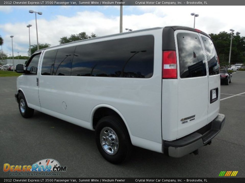 2012 Chevrolet Express LT 3500 Passenger Van Summit White / Medium Pewter Photo #3