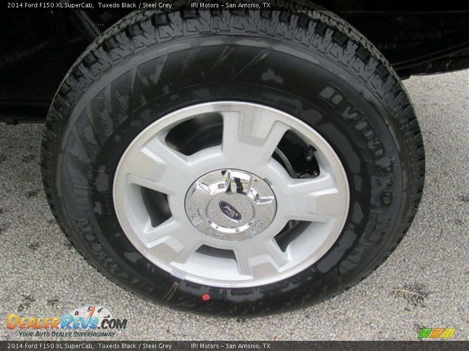 2014 Ford F150 XL SuperCab Tuxedo Black / Steel Grey Photo #2