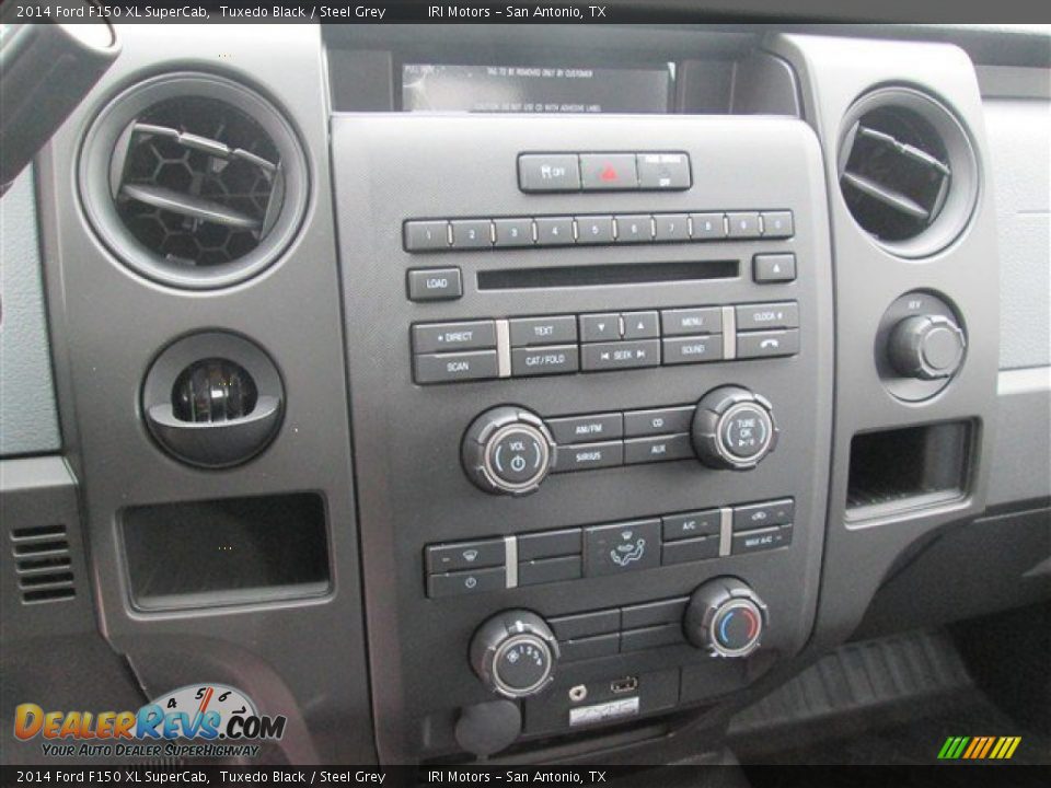 2014 Ford F150 XL SuperCab Tuxedo Black / Steel Grey Photo #12