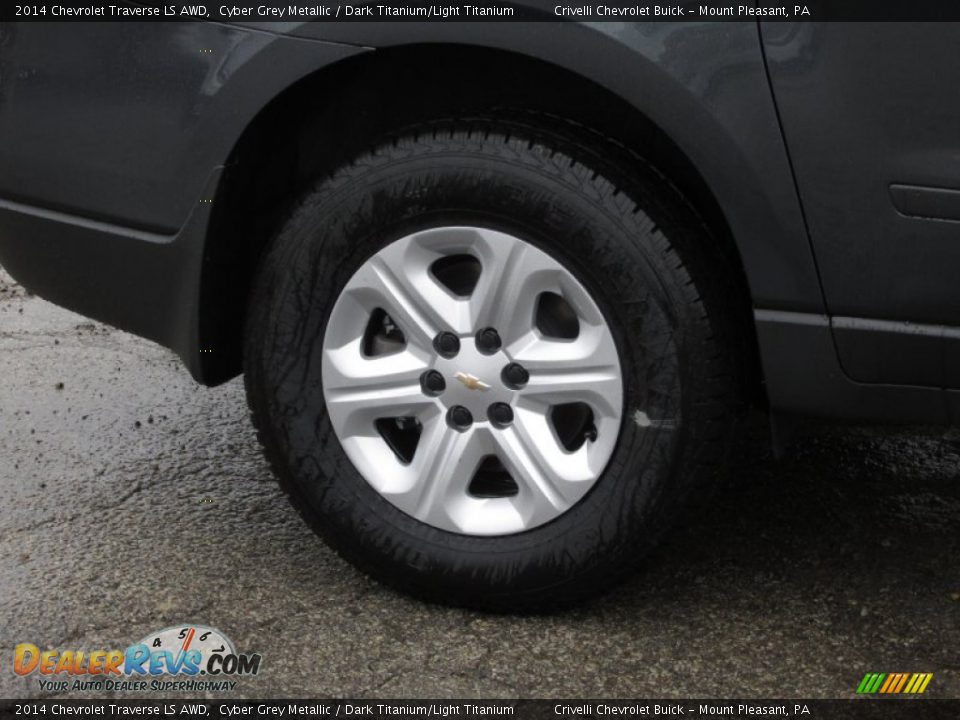 2014 Chevrolet Traverse LS AWD Cyber Grey Metallic / Dark Titanium/Light Titanium Photo #6