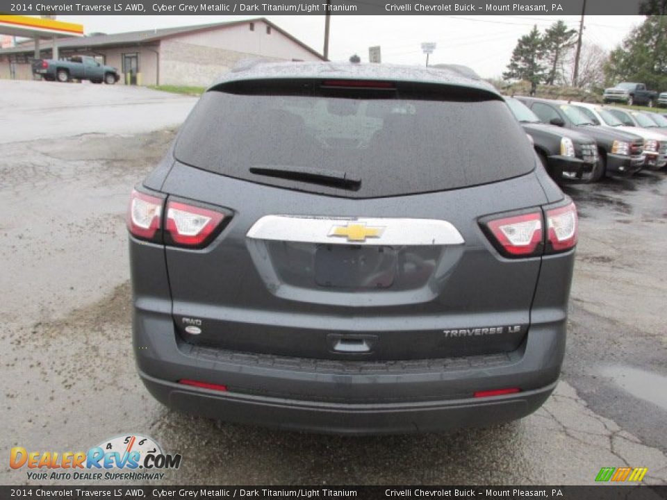 2014 Chevrolet Traverse LS AWD Cyber Grey Metallic / Dark Titanium/Light Titanium Photo #7