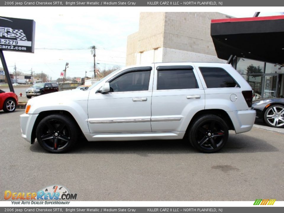 2006 Jeep Grand Cherokee SRT8 Bright Silver Metallic / Medium Slate Gray Photo #4