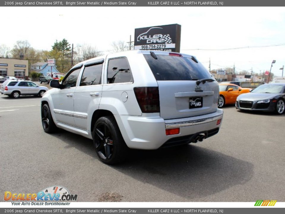 2006 Jeep Grand Cherokee SRT8 Bright Silver Metallic / Medium Slate Gray Photo #5
