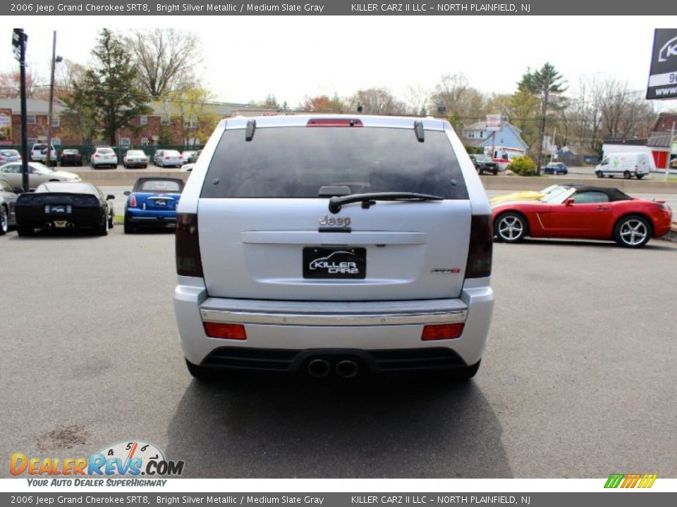 2006 Jeep Grand Cherokee SRT8 Bright Silver Metallic / Medium Slate Gray Photo #6