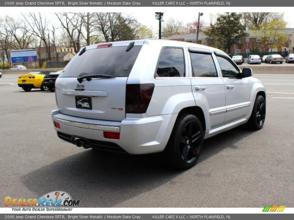 2006 Jeep Grand Cherokee SRT8 Bright Silver Metallic / Medium Slate Gray Photo #7