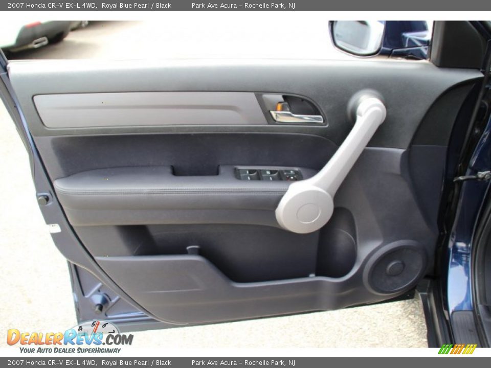 2007 Honda CR-V EX-L 4WD Royal Blue Pearl / Black Photo #9