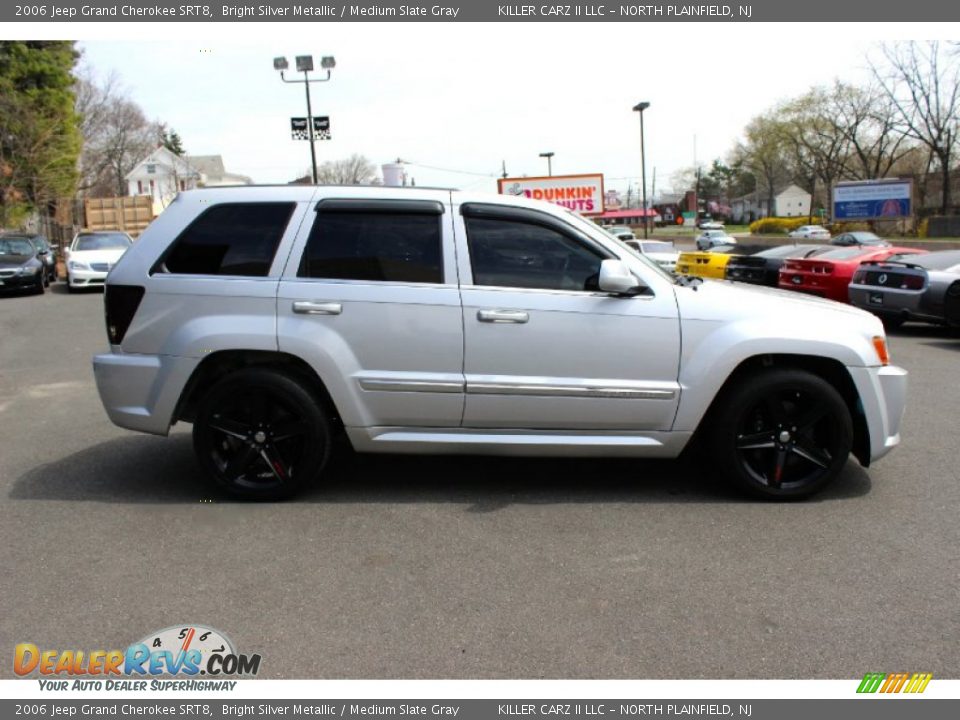 2006 Jeep Grand Cherokee SRT8 Bright Silver Metallic / Medium Slate Gray Photo #10