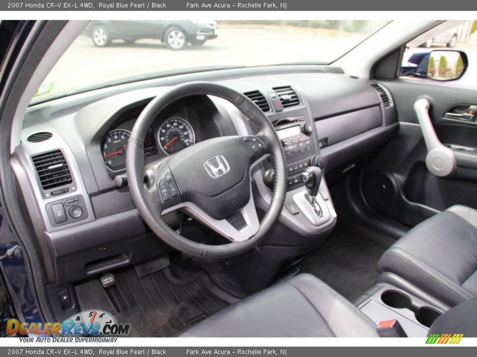 2007 Honda CR-V EX-L 4WD Royal Blue Pearl / Black Photo #10