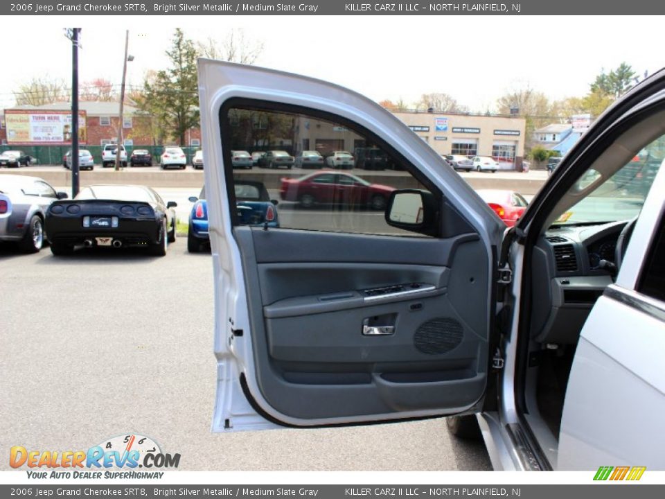 2006 Jeep Grand Cherokee SRT8 Bright Silver Metallic / Medium Slate Gray Photo #11
