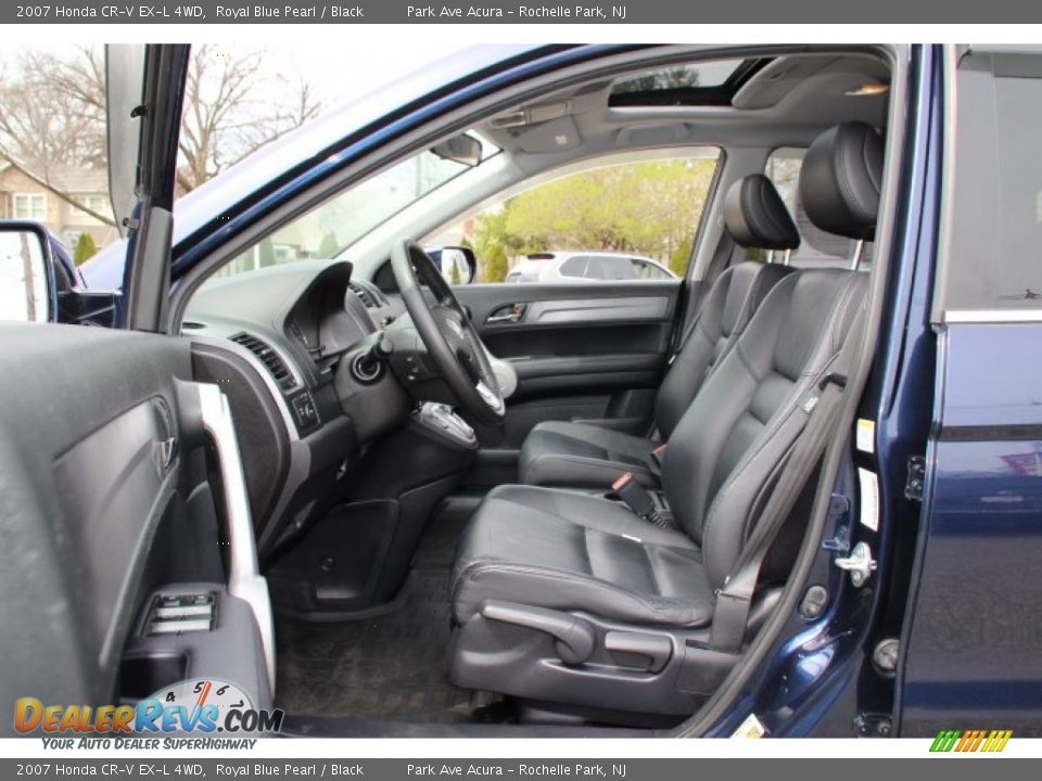 2007 Honda CR-V EX-L 4WD Royal Blue Pearl / Black Photo #11