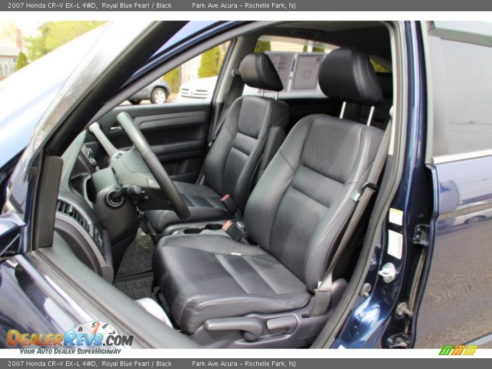 2007 Honda CR-V EX-L 4WD Royal Blue Pearl / Black Photo #12