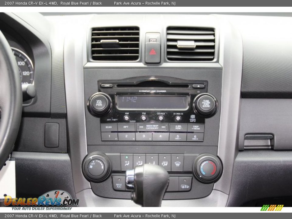 2007 Honda CR-V EX-L 4WD Royal Blue Pearl / Black Photo #14