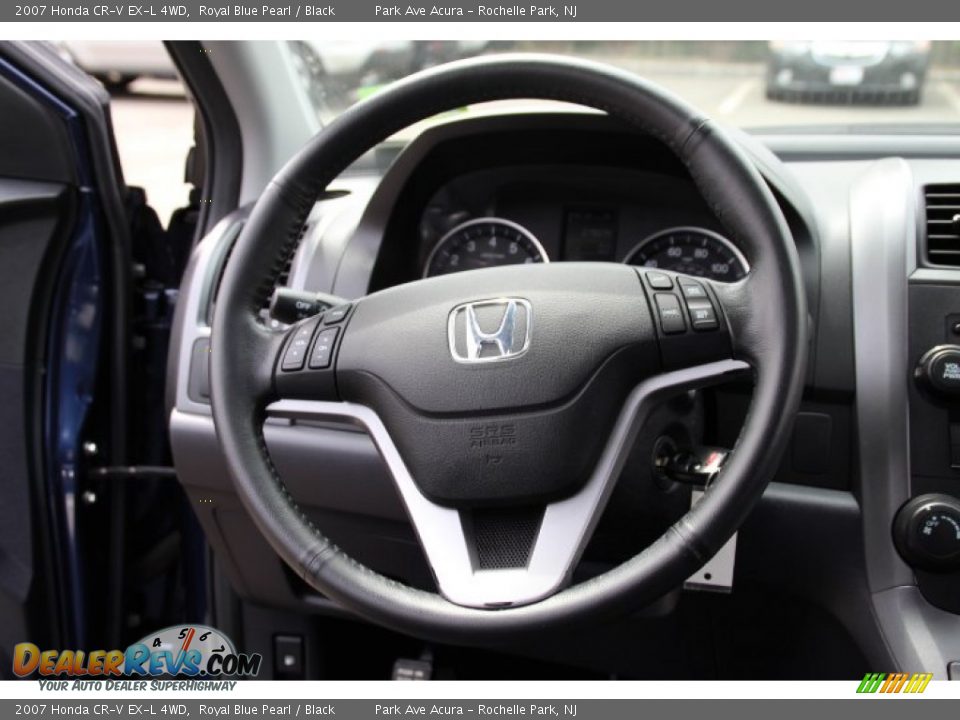 2007 Honda CR-V EX-L 4WD Royal Blue Pearl / Black Photo #16