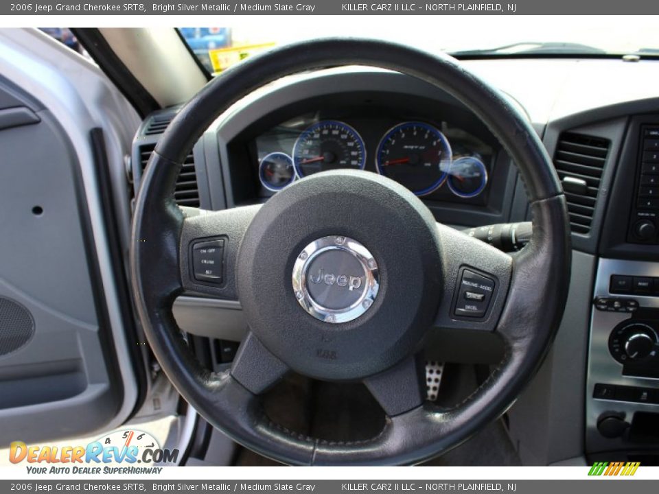 2006 Jeep Grand Cherokee SRT8 Bright Silver Metallic / Medium Slate Gray Photo #16