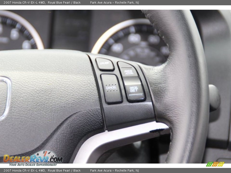 2007 Honda CR-V EX-L 4WD Royal Blue Pearl / Black Photo #18