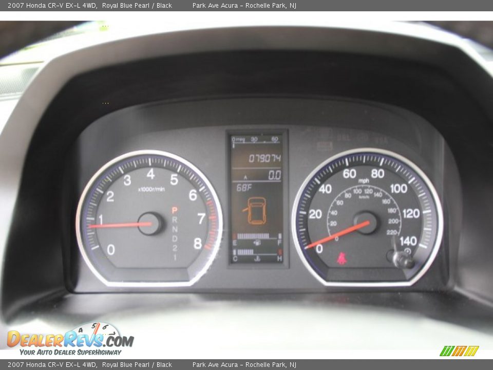2007 Honda CR-V EX-L 4WD Royal Blue Pearl / Black Photo #19