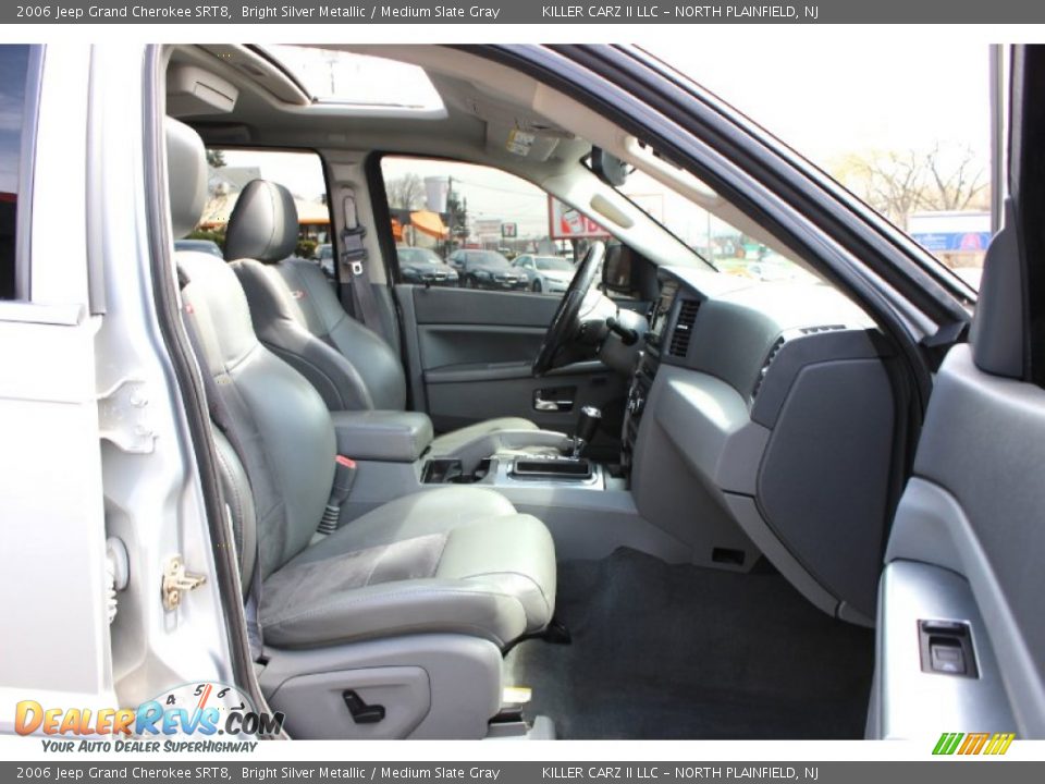 2006 Jeep Grand Cherokee SRT8 Bright Silver Metallic / Medium Slate Gray Photo #21