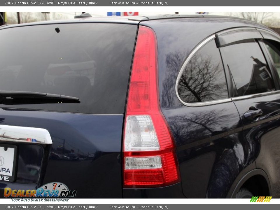 2007 Honda CR-V EX-L 4WD Royal Blue Pearl / Black Photo #22