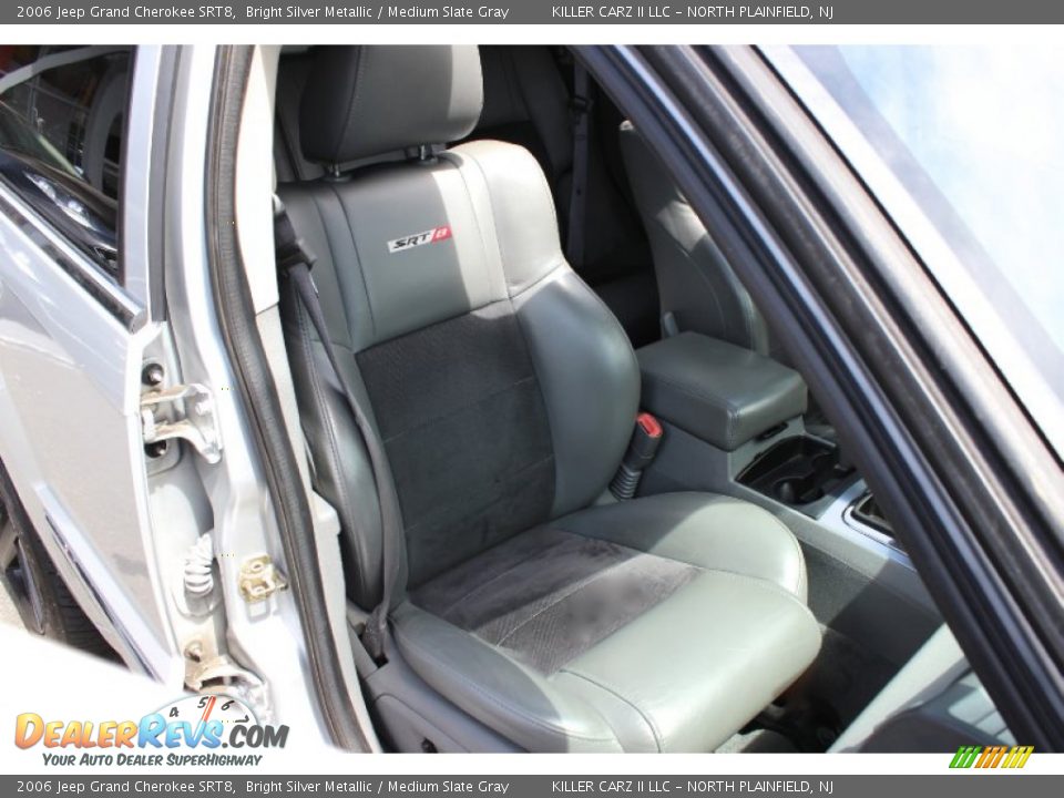 2006 Jeep Grand Cherokee SRT8 Bright Silver Metallic / Medium Slate Gray Photo #22