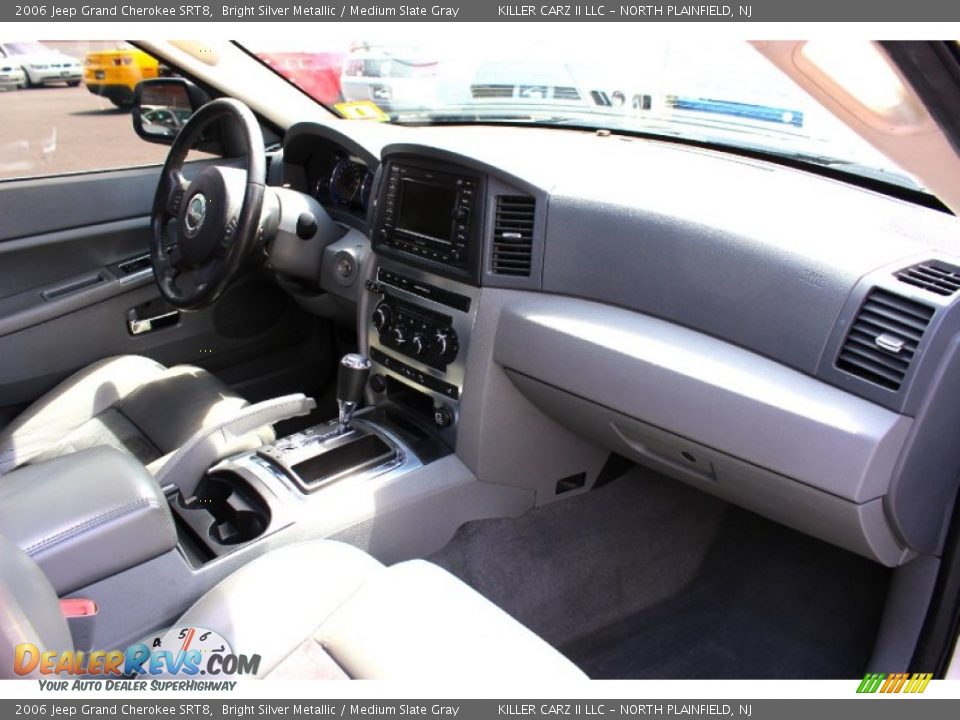 2006 Jeep Grand Cherokee SRT8 Bright Silver Metallic / Medium Slate Gray Photo #23