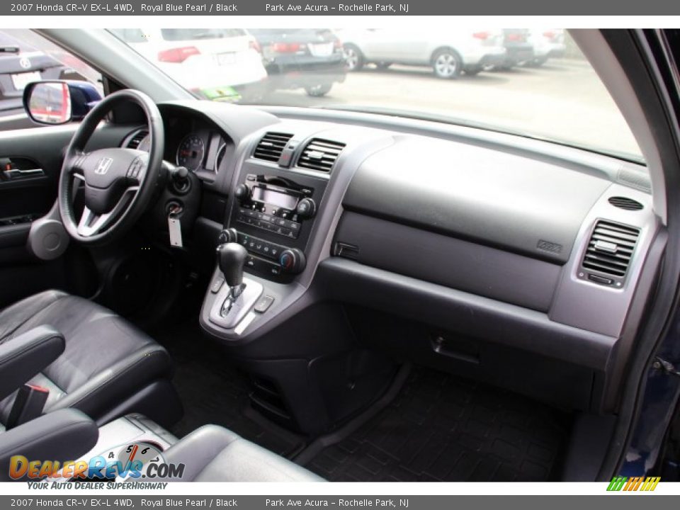 2007 Honda CR-V EX-L 4WD Royal Blue Pearl / Black Photo #26