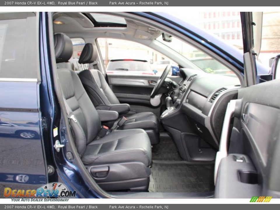 2007 Honda CR-V EX-L 4WD Royal Blue Pearl / Black Photo #27