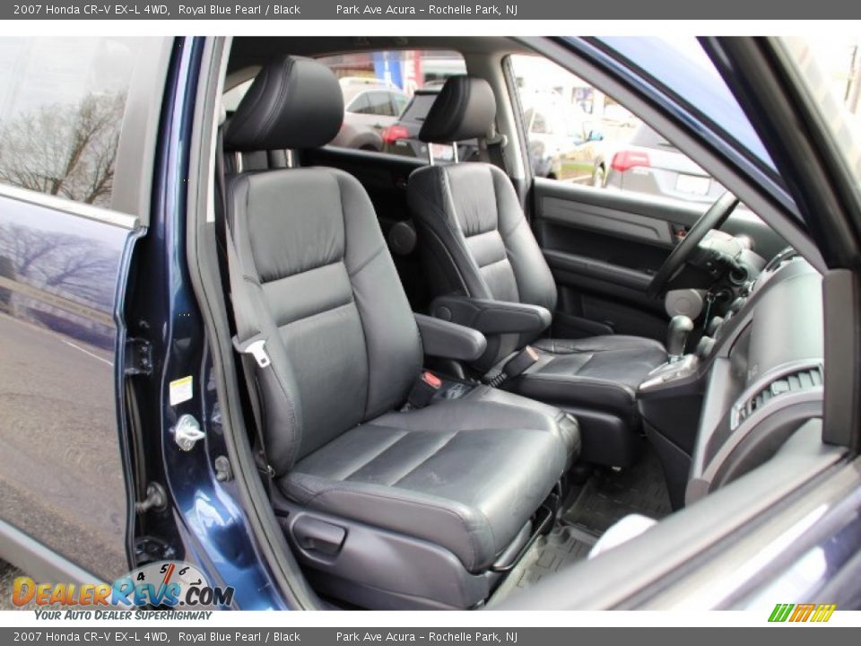 2007 Honda CR-V EX-L 4WD Royal Blue Pearl / Black Photo #28