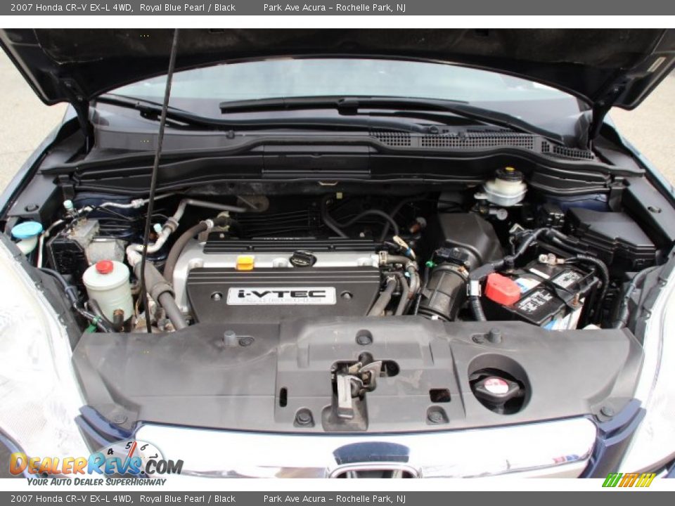 2007 Honda CR-V EX-L 4WD Royal Blue Pearl / Black Photo #29