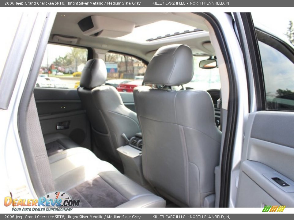 2006 Jeep Grand Cherokee SRT8 Bright Silver Metallic / Medium Slate Gray Photo #29